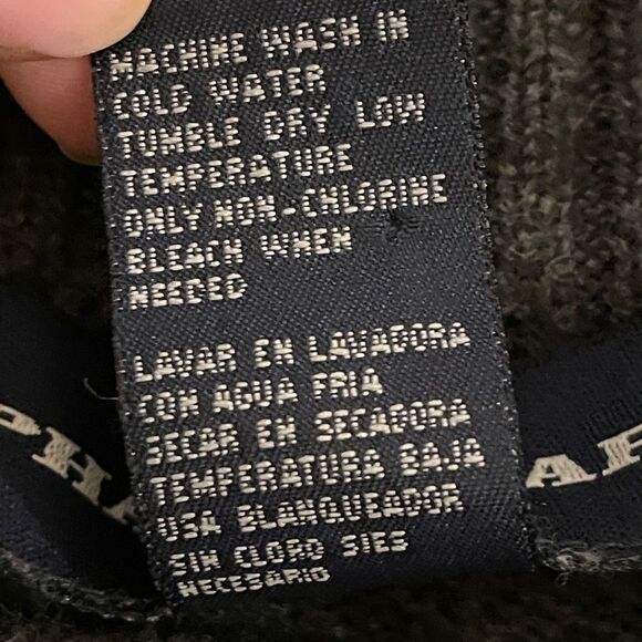 Vintage Phat Farm Men’s Zip Up Long Sleeve Sweater Cream Gray Green Blue Size XL - Picture 10 of 12